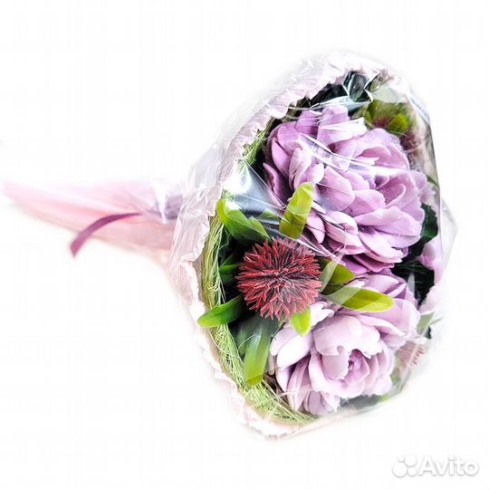 Подарочный набор женский (букет из мыла)