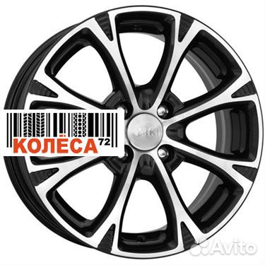 Кик Блюз 6x15 4x114,3 ET44 Dia56.6 алмаз черный