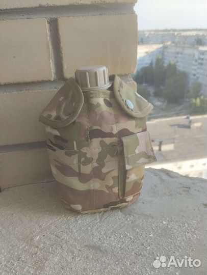 Фляга армейская пластик