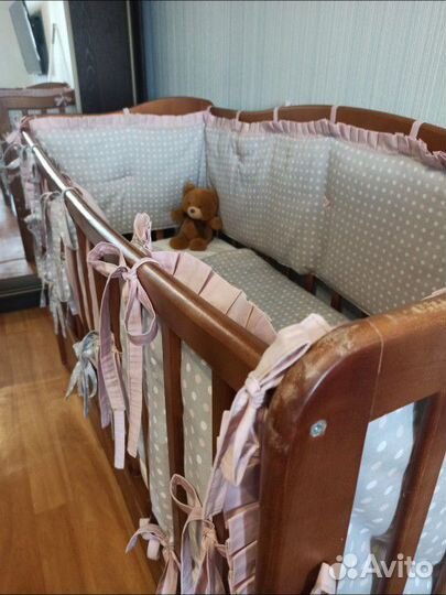 Детская кровать с ящиками