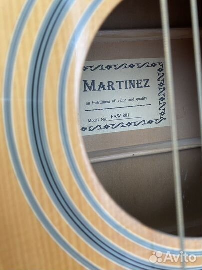 Акустическая гитара Martinez FAW-801