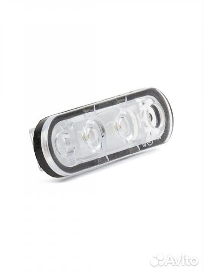 Фонарь габаритный LED белый c проводом L0.5m на р