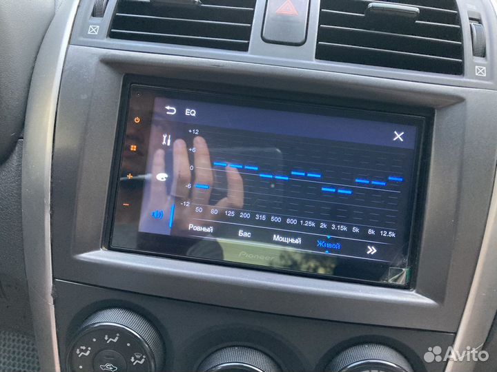 Магнитола pioneer a 345 bt, 2 din