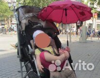 Зонт на коляску от солнца, дождя и ветра