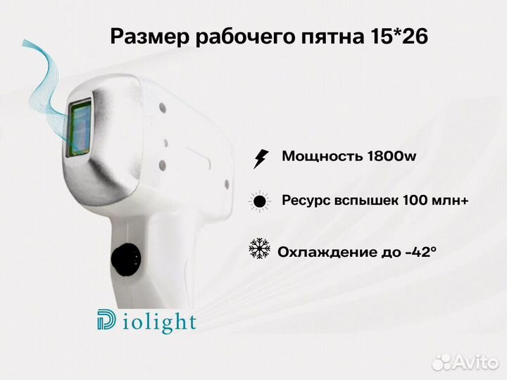 Диодный лазер для эпиляции diolight UltraOne 2812