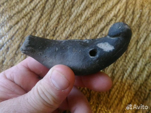 Свистулька старинная глининная