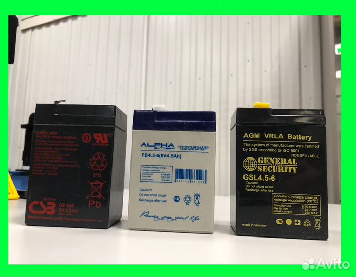 Аккумулятор на электромобиль 6В