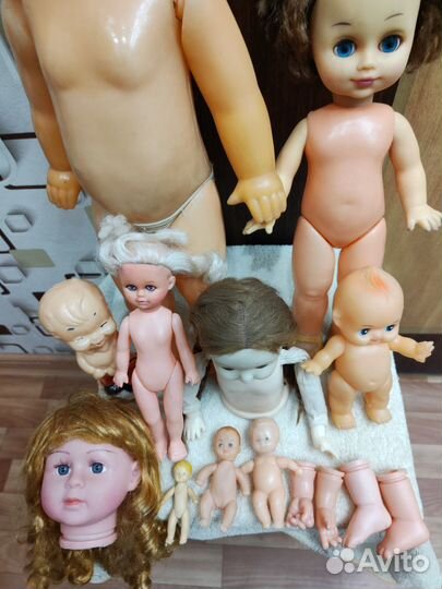Куклы СССР и Зап части к куклам
