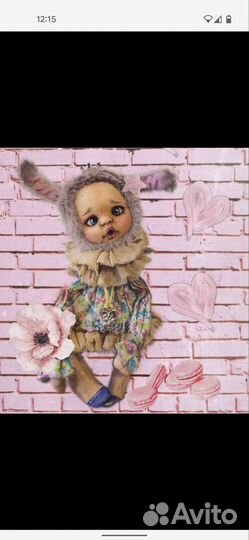 Зайчик ручной работы