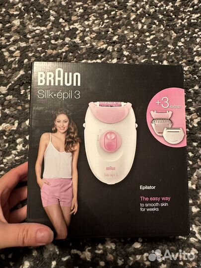 Эпилятор braun silk epil 3 новый