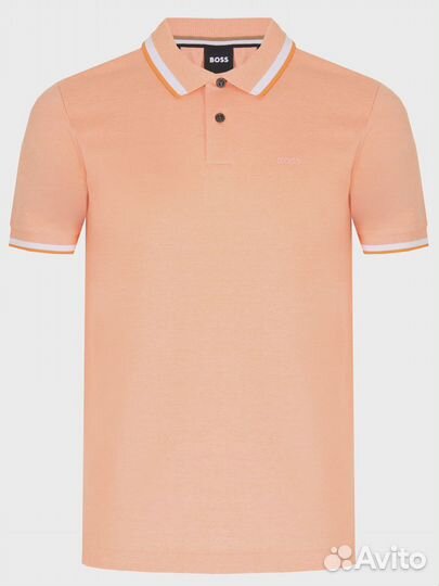 Поло хлопковое boss