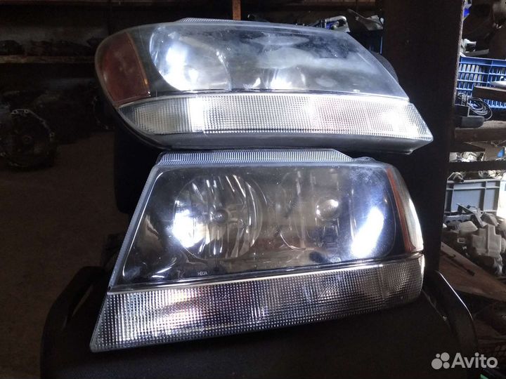 Фары jeep grand cherokee WJ