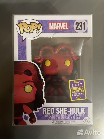 Фигурка Funko PopMarvel Red She-Hulk (sdcc 2017)