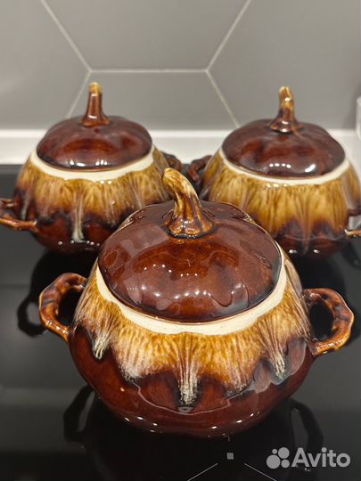 Горшок для запекания 3 шт