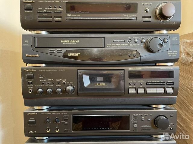 Fm тюнер, процессор, кассетная дека