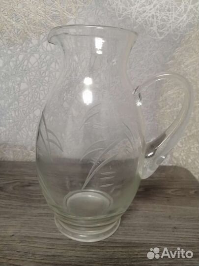 Кувшин стеклянный СССР