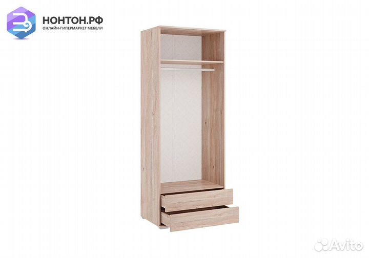 Шкаф двухдверный Лайк 55.02 дуб мария