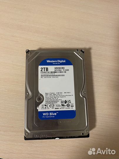 Жесткий диск Western Digital blue 2 тб 3,5