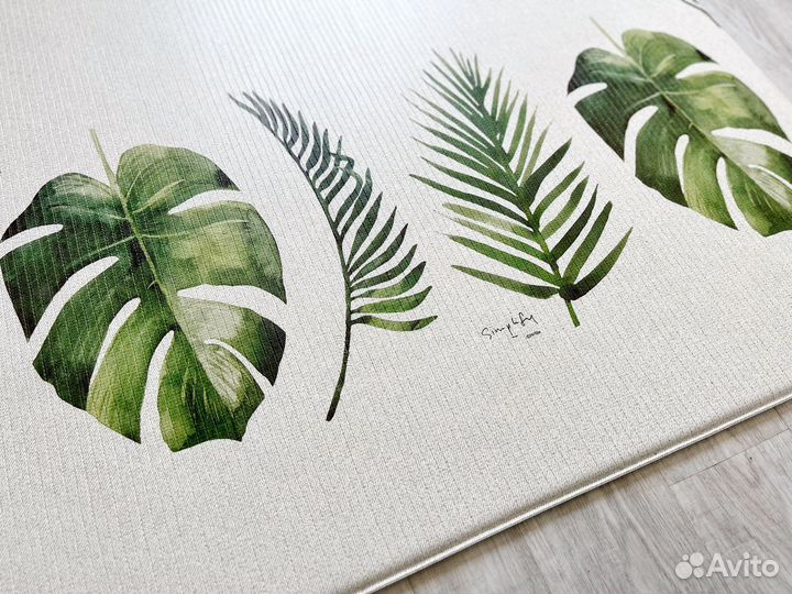 Игровой коврик Parklon 190x130 Монстера/Холмы