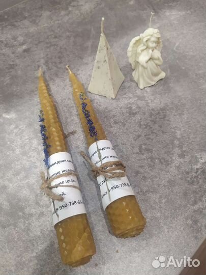 Свечи из натурального воска