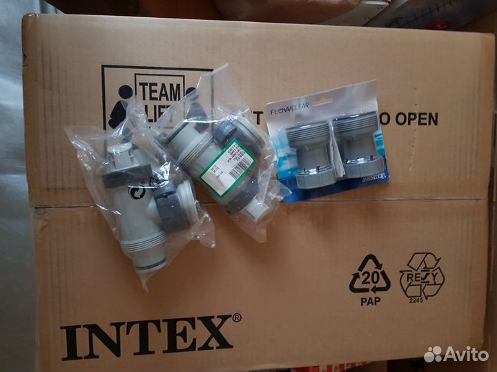 Бассейн bestway +фильтр+хлоргенератор intex