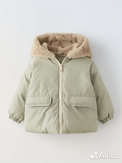 Куртка парка zara 92 104