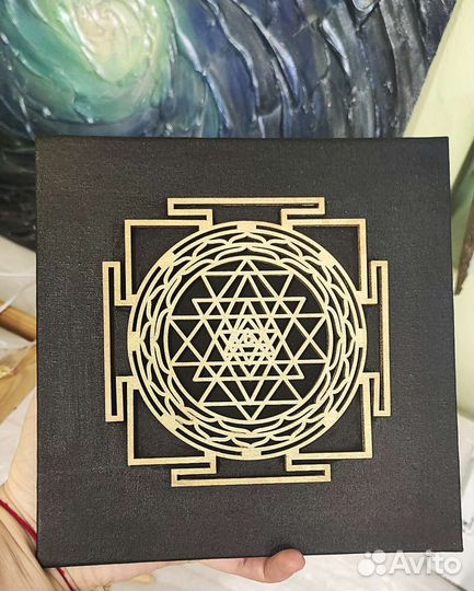 Шри янтра, энергокартина, квантовый артефакт