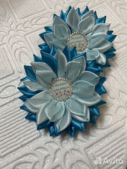 Бантики для волос ручной работы