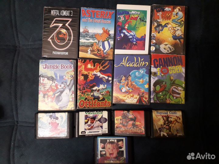 Картриджи для sega mega drive 2