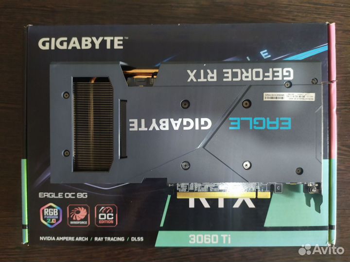 RTX 3060 Ti 8gb Gigabyte, память Samsung