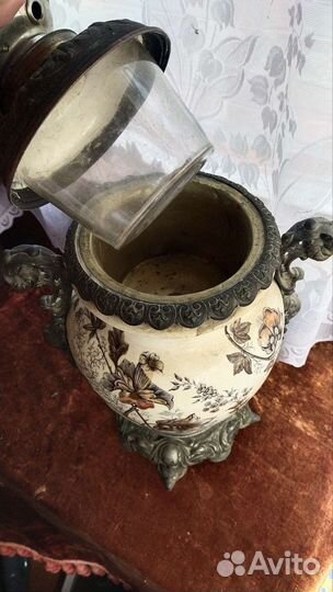 Керосиновая лампа фарфор