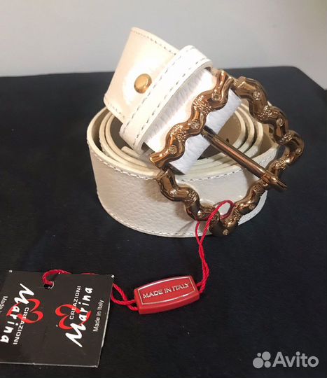 Ремень женский натуральная кожа италия