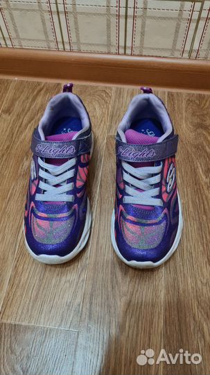 Кроссовки детские для девочек Skechers