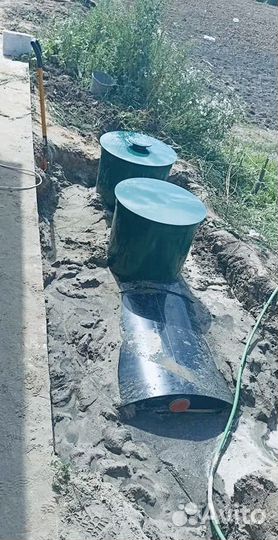 Монтаж септика и кессона