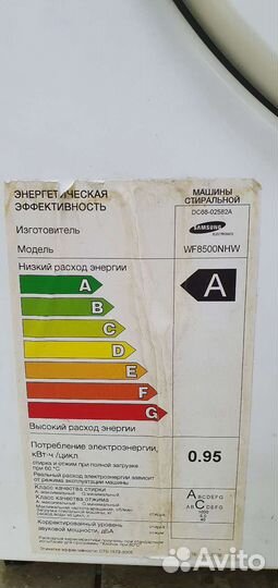 Стиральная машина samsung wf8500nhw