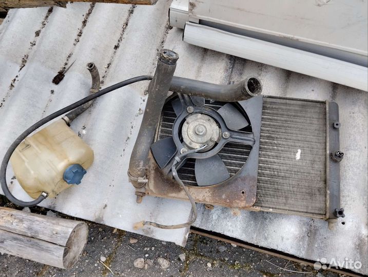 Радиатор в сборе с вентилятором ваз 2108-099