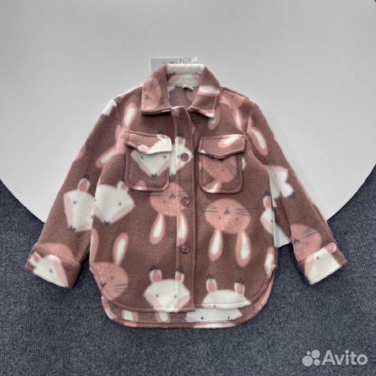 Рубашка на девочку little kids 5-6 лет теплая