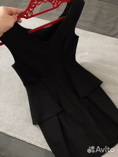 Платье с баской Mango