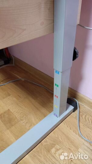 Стол со стулом регулируемый