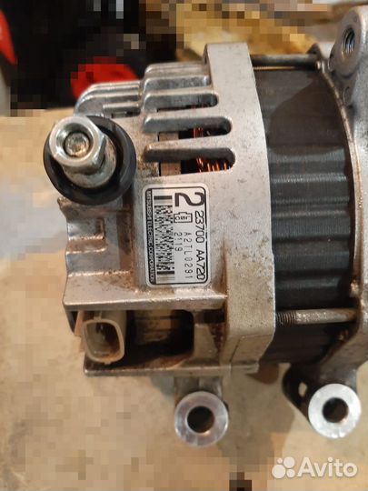 Генератор subaru forester 2.0л, двигатель FB20