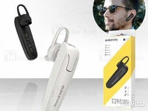 Bluetooth гарнитура (моно) Borofone BC21, чёрный