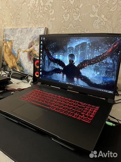 Ноутбук MSI GF76 12 UC katana