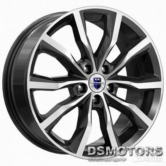 Диски Портер 7.5/18 5x108 ET45 d67.1 алмаз чёрный