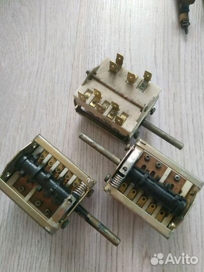 Переключатели плиты Deluxe, тэны духовка, лампочки