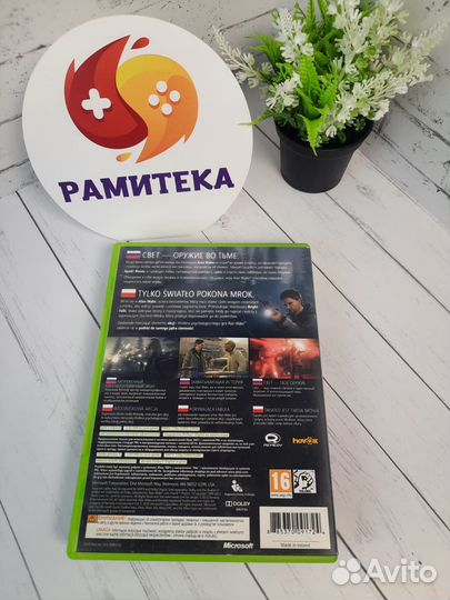 Диск Alan Wake xbox 360