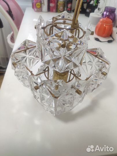 Люстра хрусталь СССР