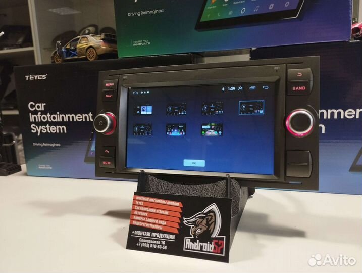 Магнитола Ford transit Focus Galaxy Fusion C-Max