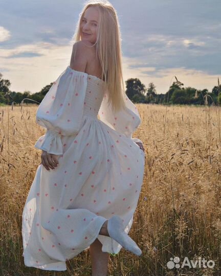 Муслиновое платье