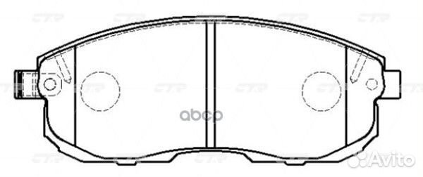 CKN-16 Колодки тормозные дисковые перед N