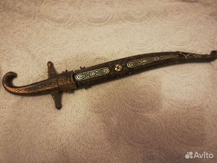 Сабля рог для вина керамика